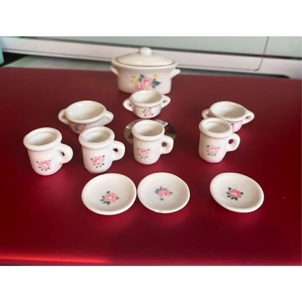 Vintage Pretty Port Miniature China set